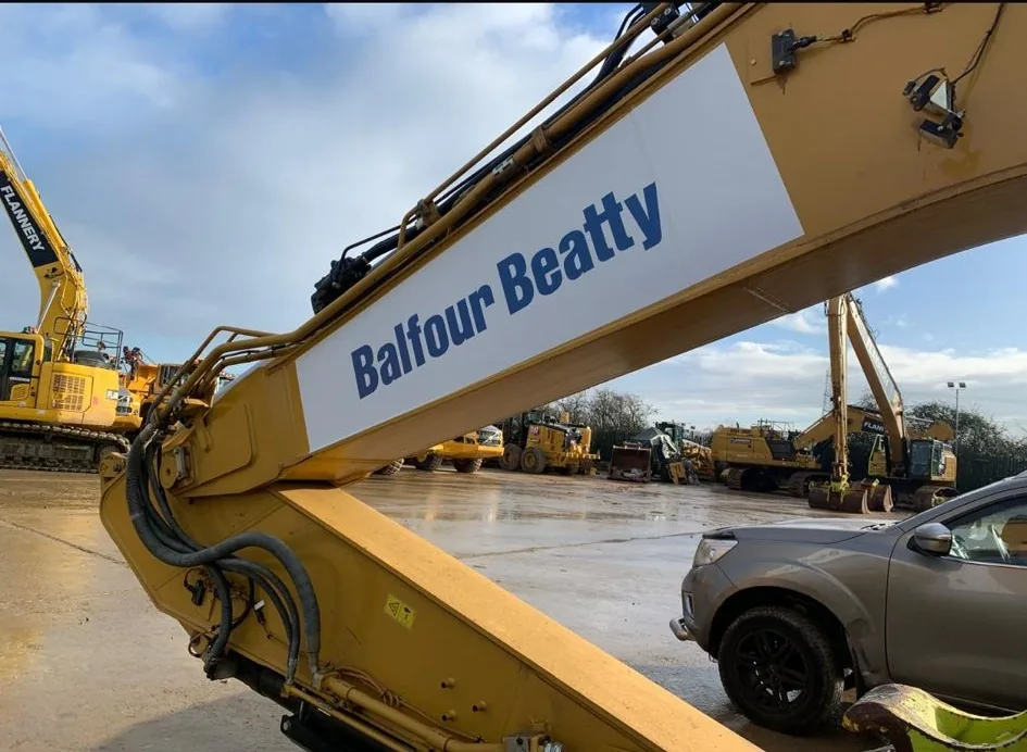 Balfour Beatty plant and machinery graphics by Talion Graffix