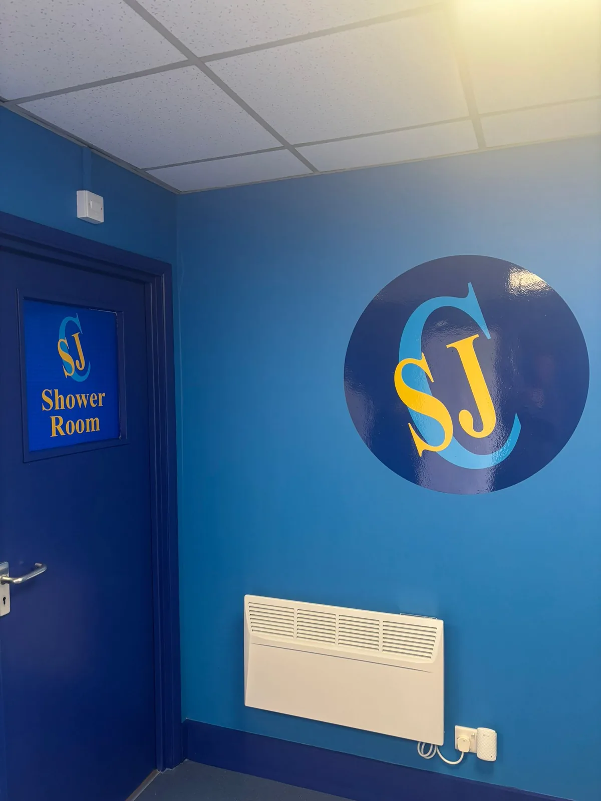 SJC Transport interior wall graphic by Talion Graffix