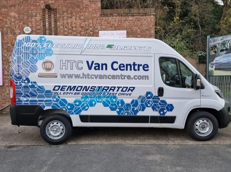 HTC Van Centre full vehicle wrap by Talion Graffix